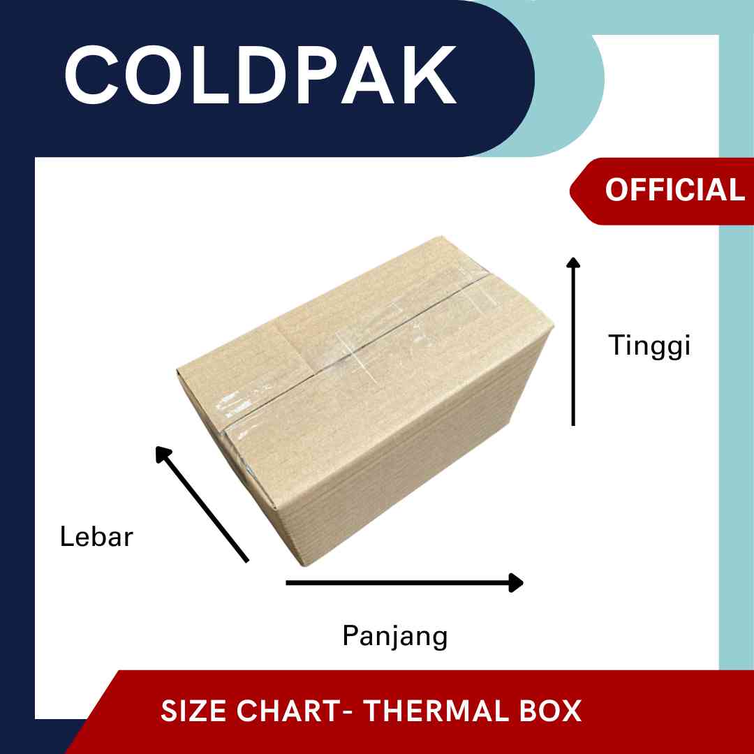 Coldpak Thermal Insulated Packaging Box Frozen Food