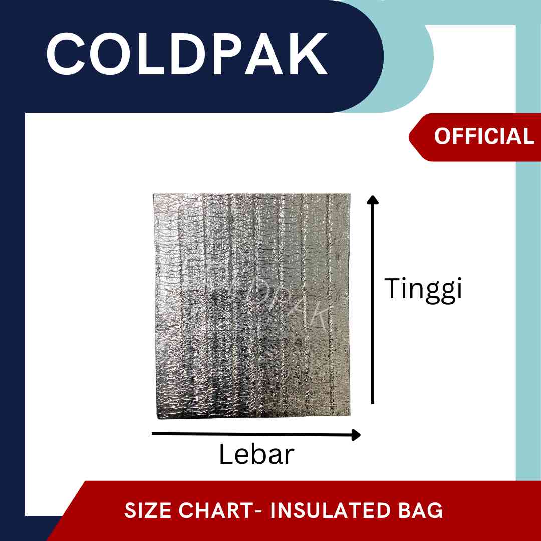 Coldpak Thermal Insulated Reusable Bag Tahan Dingin