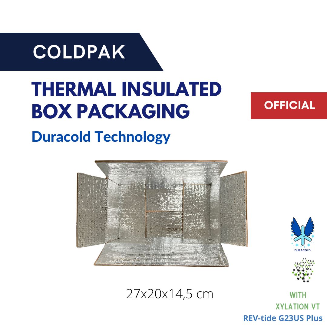 Coldpak Insulated Thermal Box Frozen Food Packaging