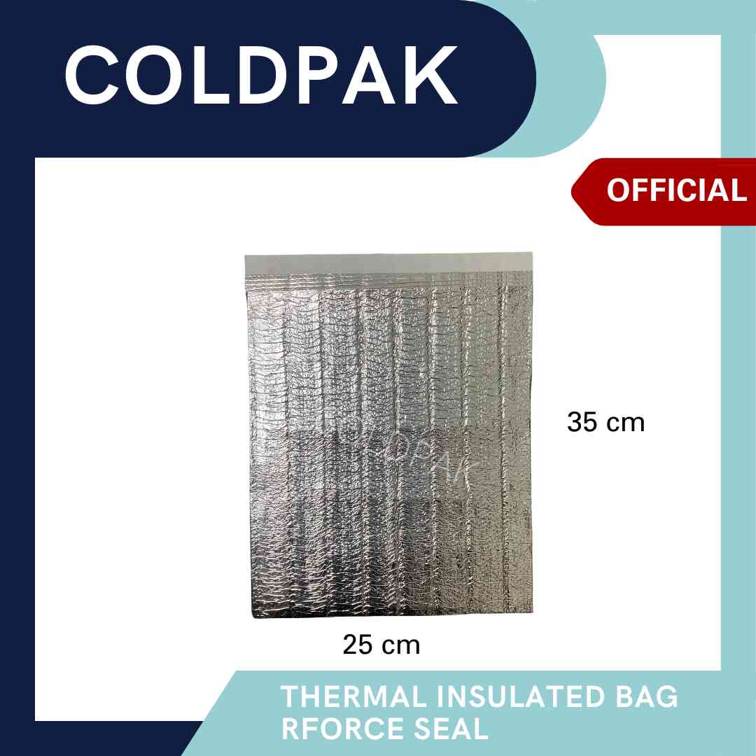 Coldpak Thermal Insulated Packaging Bag Rforce Seal Frozen Food Packaging