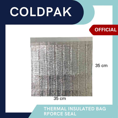 Coldpak Thermal Insulated Packaging Bag Rforce Seal Frozen Food Packaging