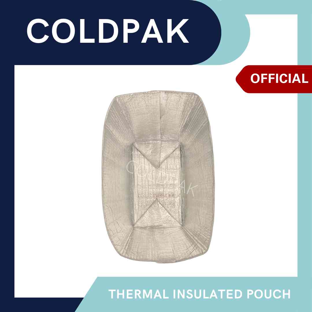 Coldpak Thermal Insulated Pouch Reusable Packaging