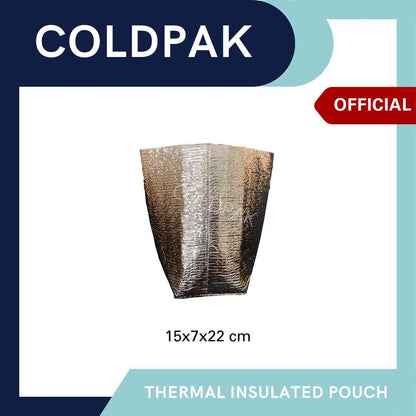 Coldpak Thermal Insulated Pouch Reusable Packaging
