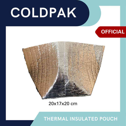 Coldpak Thermal Insulated Pouch Reusable Packaging