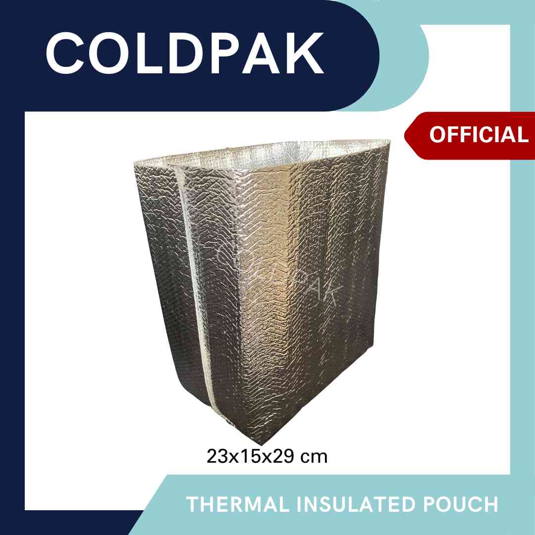 Coldpak Thermal Insulated Pouch Reusable Packaging