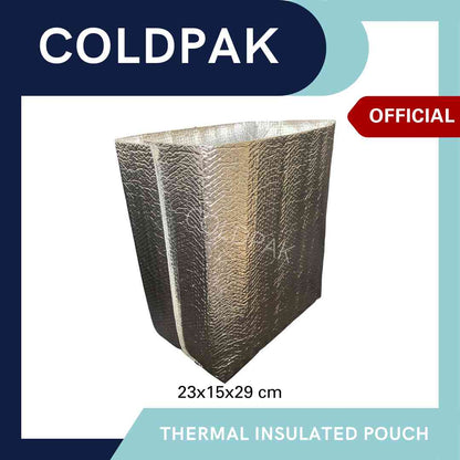 Coldpak Thermal Insulated Pouch Reusable Packaging