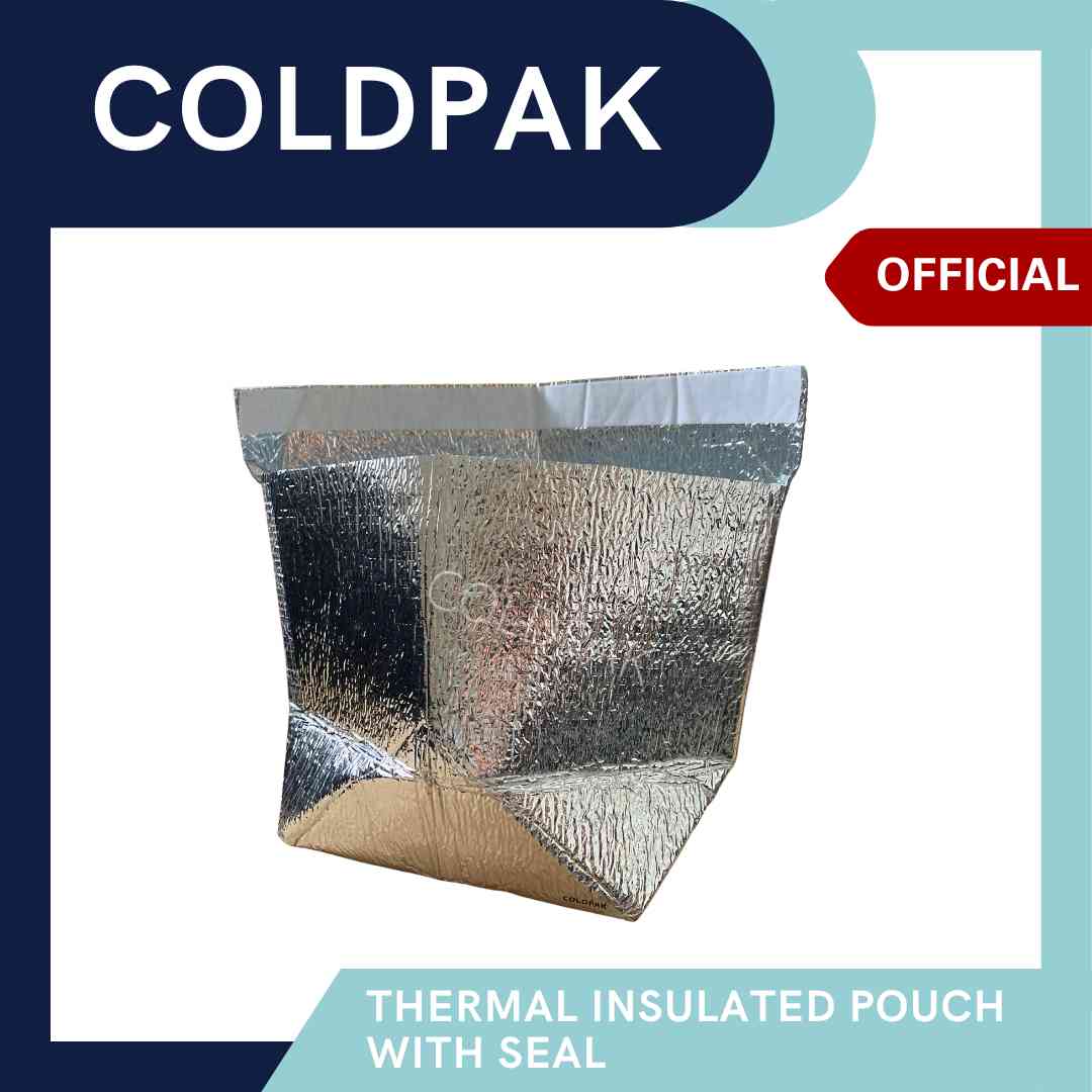 Coldpak Thermal Insulated Packaging Pouch Dengan Seal