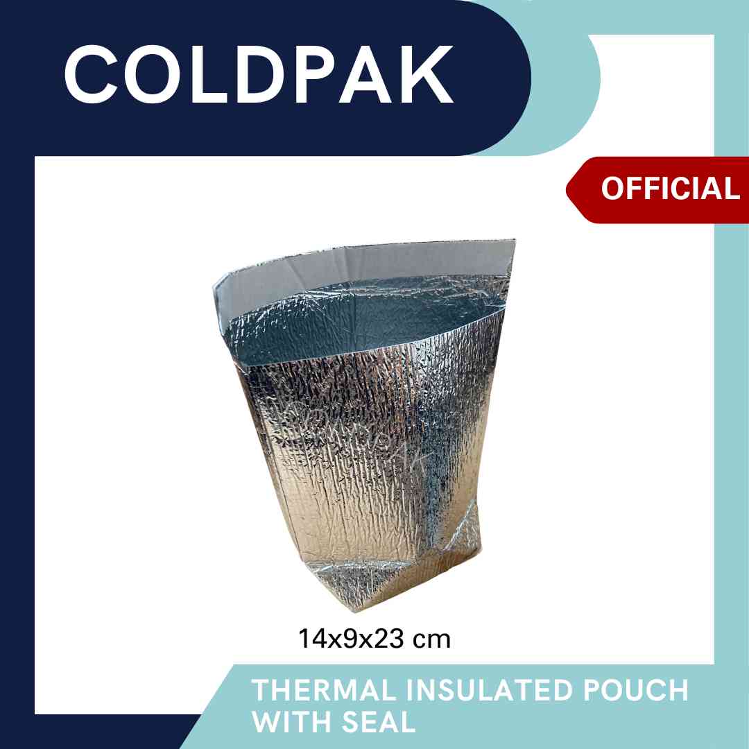 Coldpak Thermal Insulated Packaging Pouch Dengan Seal