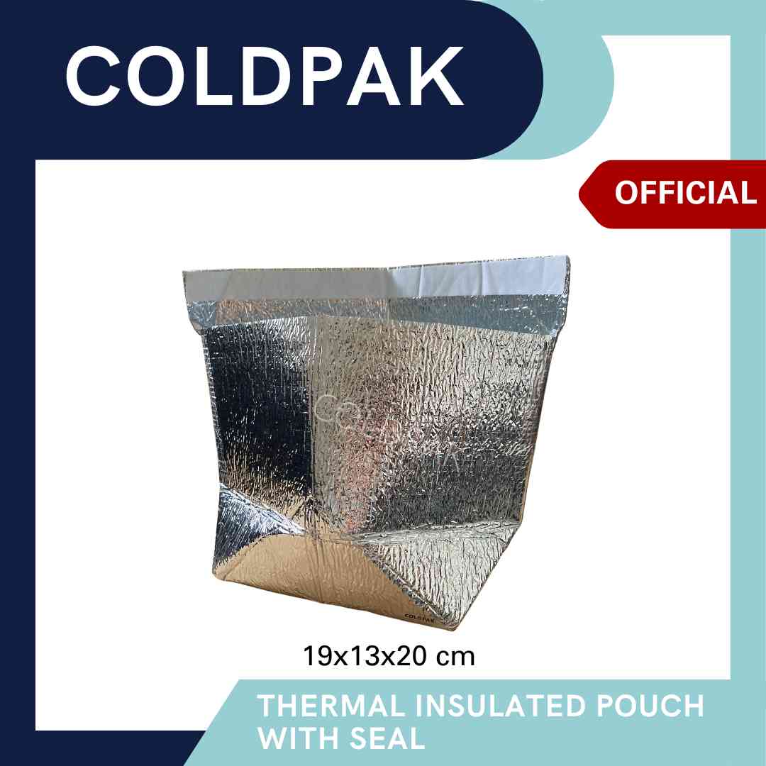 Coldpak Thermal Insulated Packaging Pouch Dengan Seal