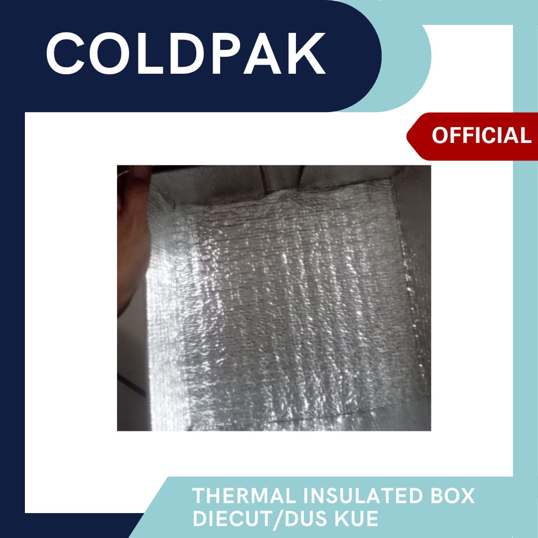 Coldpak Thermal Insulated Dus Kue Packaging Tahan Dingin