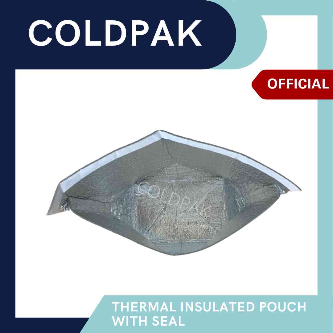 Coldpak Thermal Insulated Packaging Pouch Dengan Seal