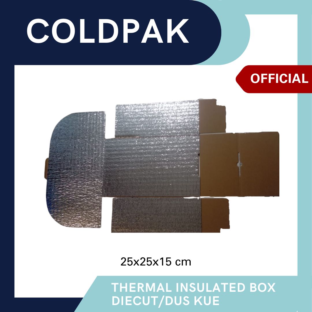 Coldpak Thermal Insulated Dus Kue Packaging Tahan Dingin