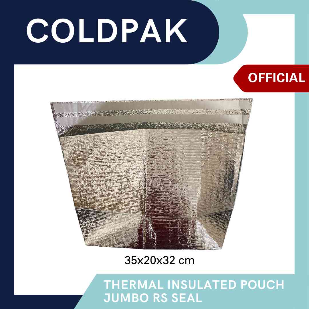 Coldpak Thermal Insulated Packaging Pouch Jumbo RS Seal