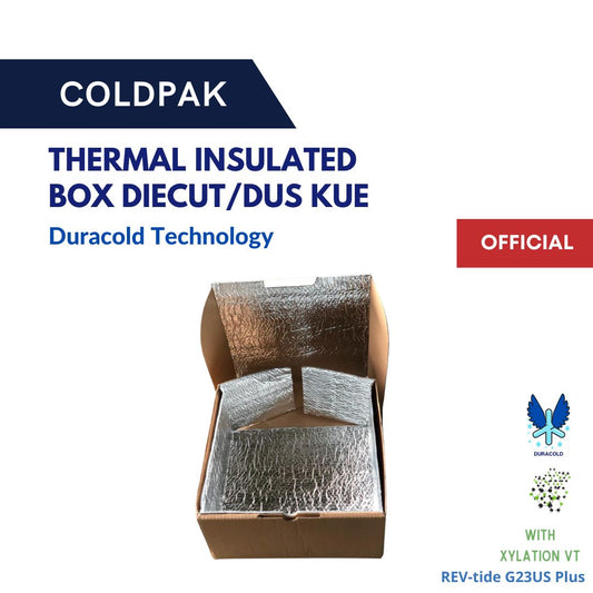 Coldpak Thermal Insulated Dus Kue Packaging Tahan Dingin