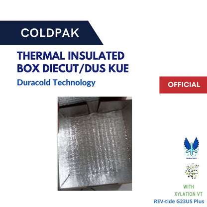Coldpak Thermal Insulated Dus Kue Packaging Tahan Dingin