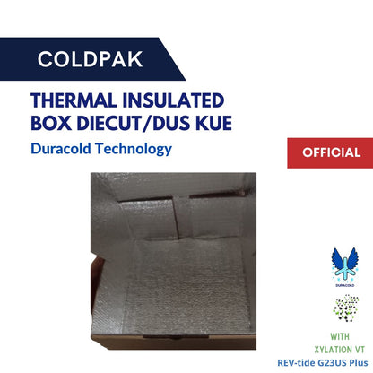 Coldpak Thermal Insulated Dus Kue Packaging Tahan Dingin