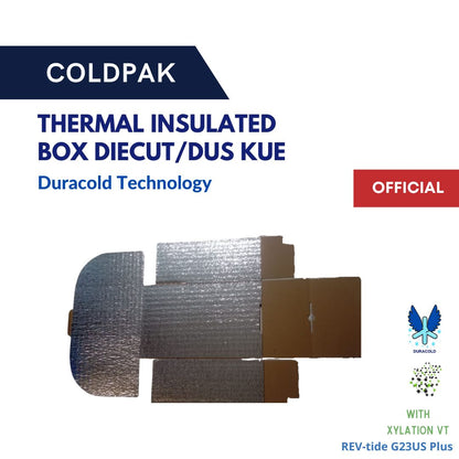 Coldpak Thermal Insulated Dus Kue Packaging Tahan Dingin