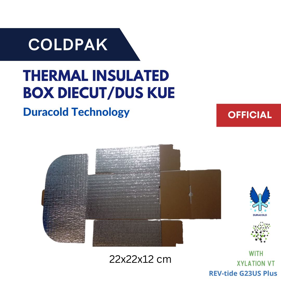Coldpak Thermal Insulated Dus Kue Packaging Tahan Dingin