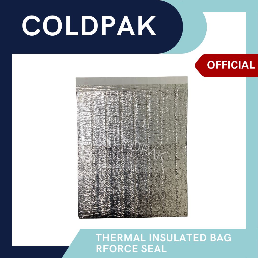 Coldpak Thermal Insulated Pouch Rforce Seal Frozen Food Packaging