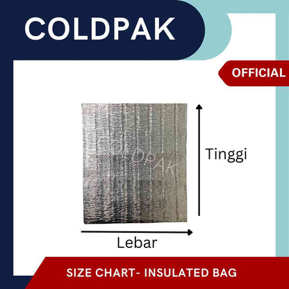 Coldpak Thermal Insulated Reusable Bag Tahan Dingin