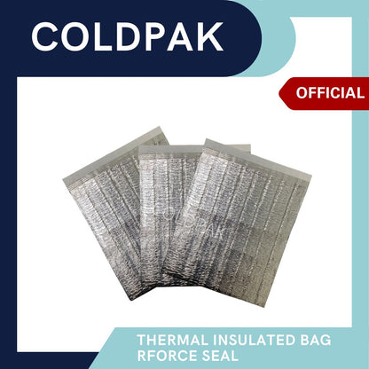 Coldpak Thermal Insulated Pouch Rforce Seal Frozen Food Packaging