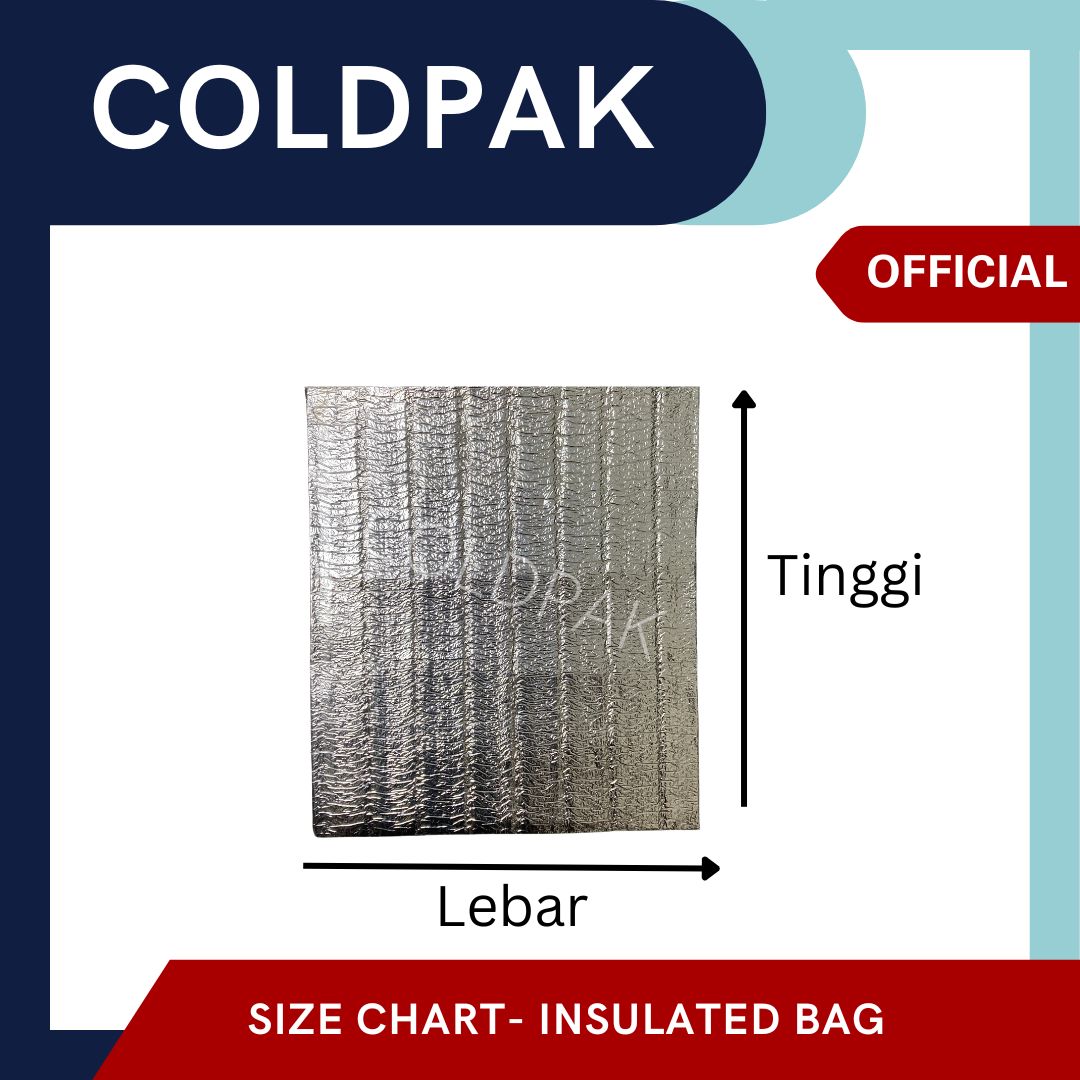 Coldpak Insulated Bag Reusable Thermal Packaging