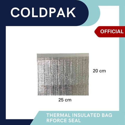 Coldpak Thermal Insulated Packaging Bag Rforce Seal Frozen Food Packaging