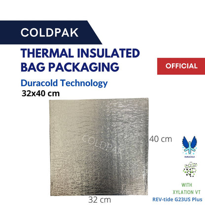 Coldpak Insulated Bag Reusable Thermal Packaging